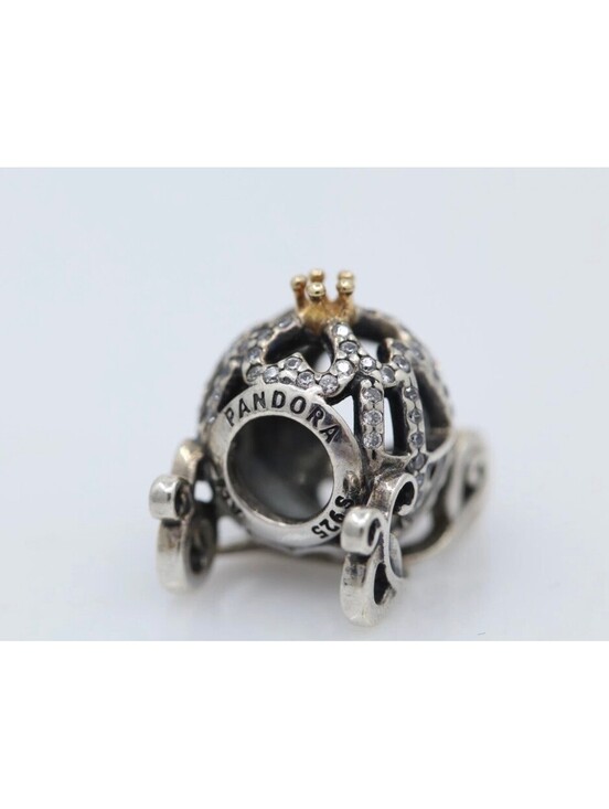 PANDORA Jewelry - Authentic Pandora Sterling silver and gold Disney Cinderella carriage charm